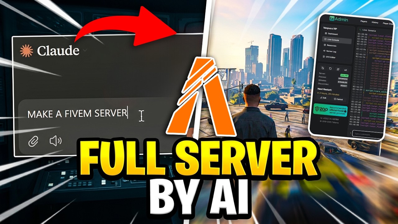 L'IA peut-elle construire un serveur FiveM ? Ce que montre réellement la vidéo Claude/Qbox