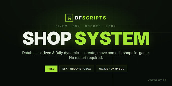 DF Shops - Dynamisches In-Game Shop-System