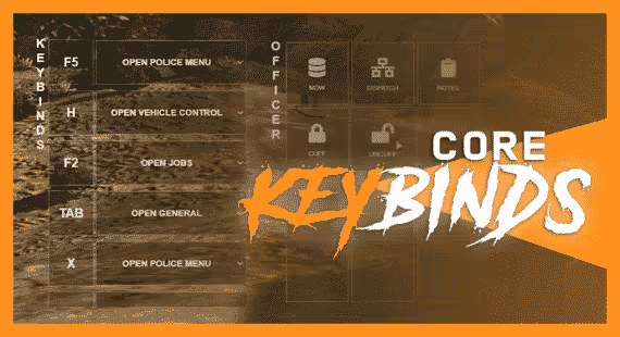 Core Keybinds FiveM Ressourcen-Vorschau 3