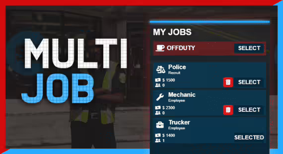 Core Multiple Jobs FiveM resource preview 3